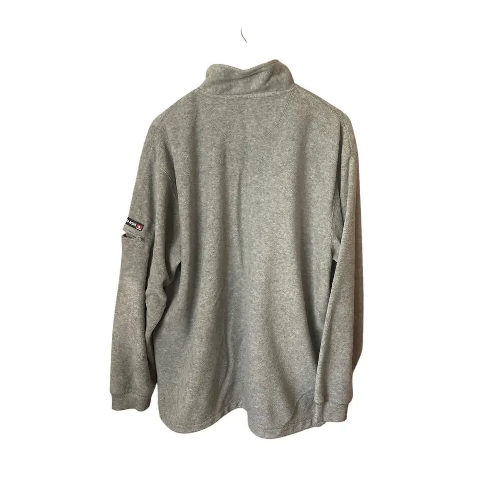 US Polo Assn XL 1/4‎ Zip Gray Fleece Pullover - Picture 6 of 13